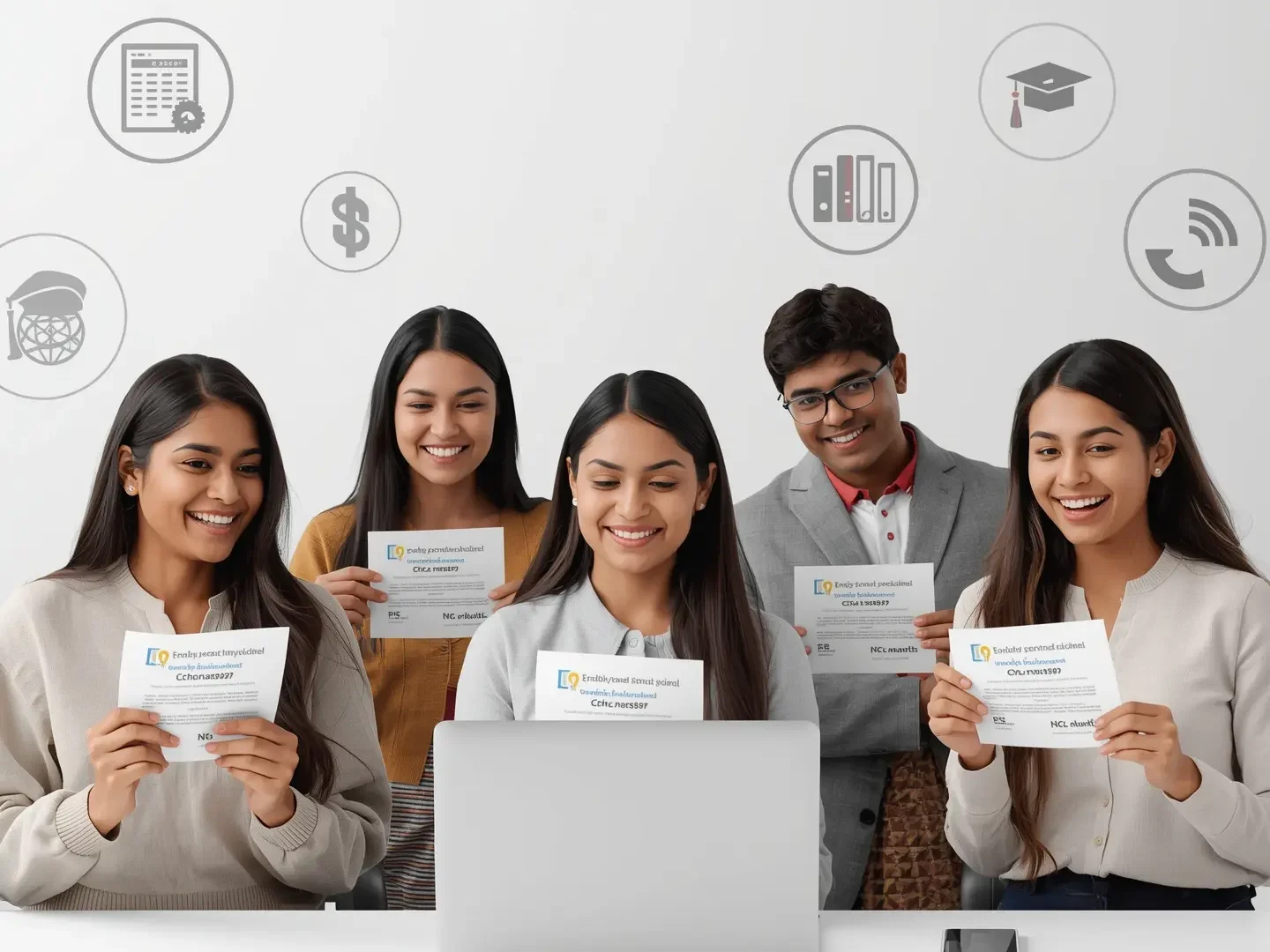 Students checking NSP scholarship status online under Mukhya Mantri Vidyarthi Kalyan Yojna 2025 portal