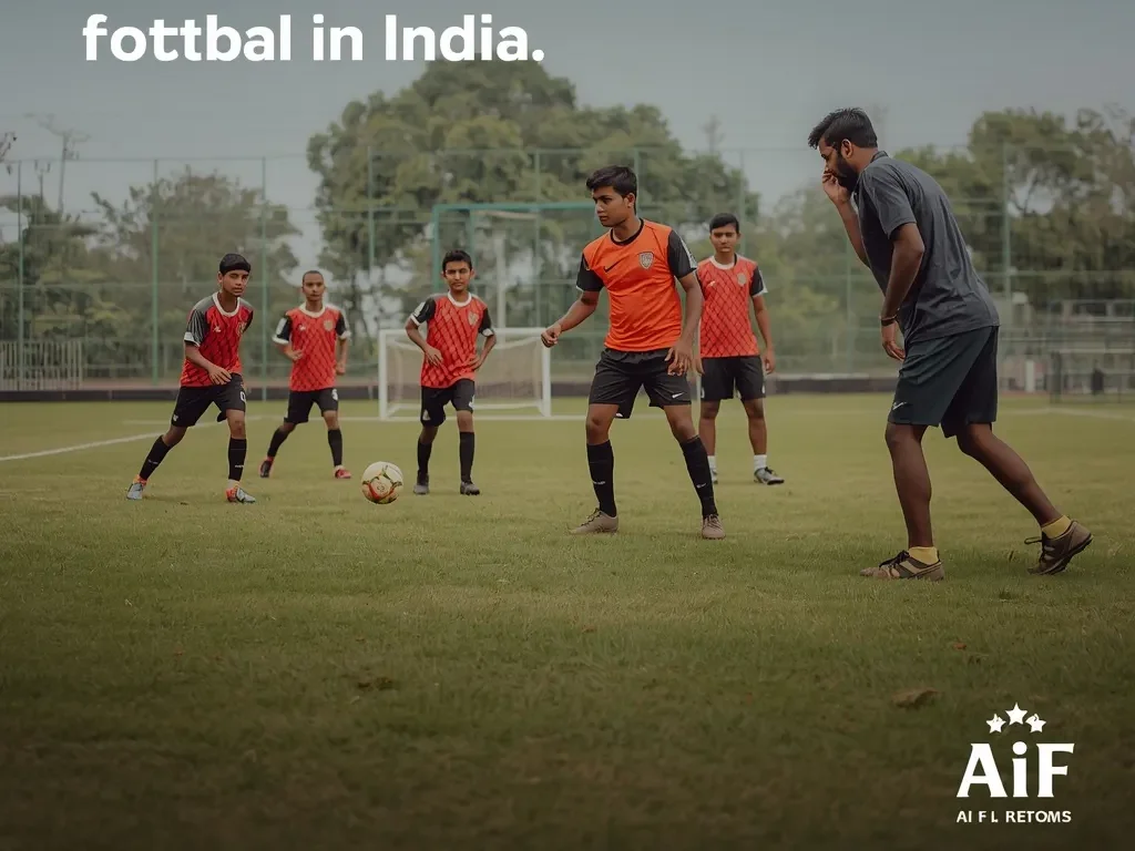 Grassroots football program in India helping nurture future talent, reflecting AIFF governance and player development initiatives.