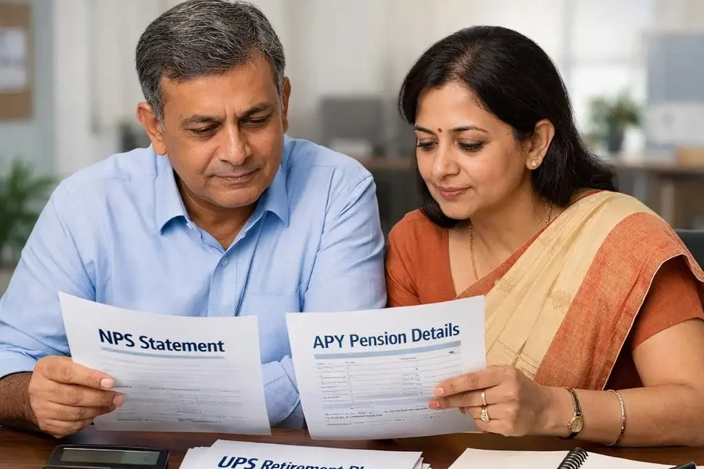 NPS new investment rules 2025 explained through retirement planning documents and pension statements.