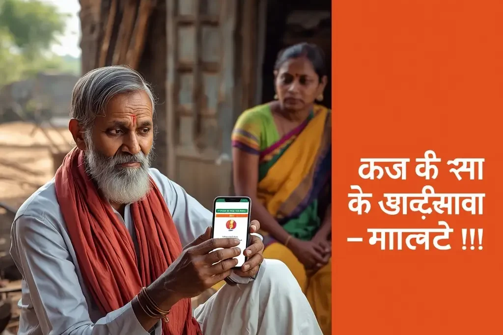 PM Kisan Yojana registration process online by farmer using smartphone at home in rural India