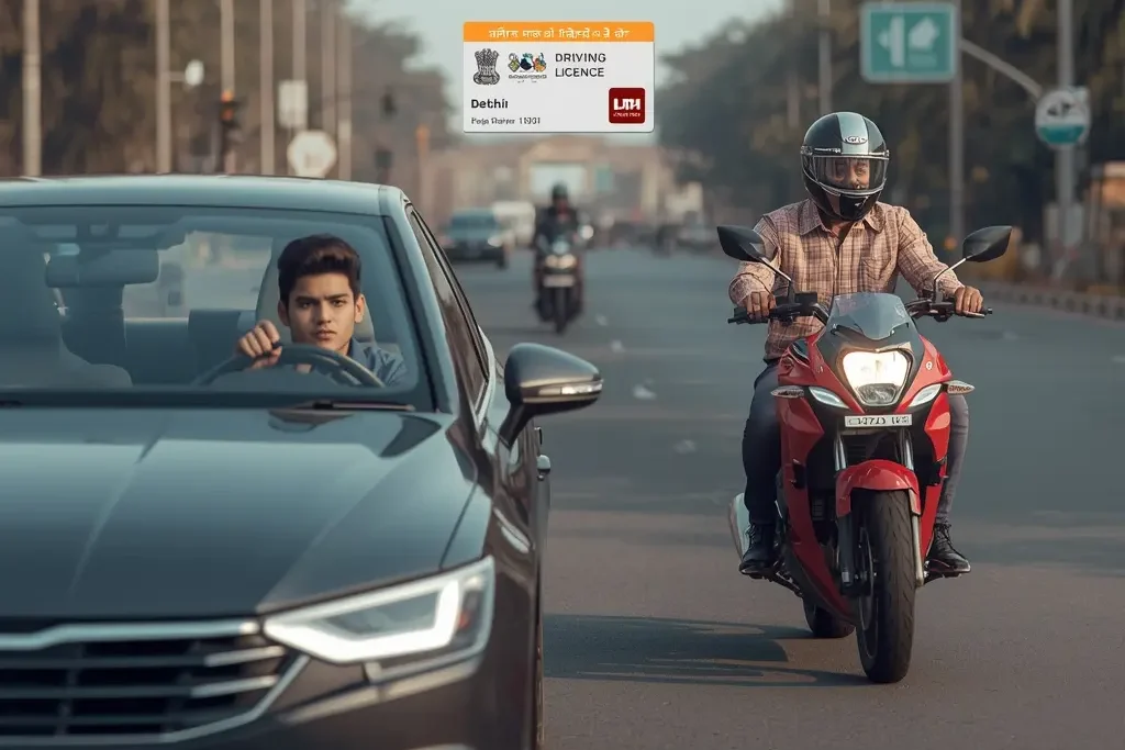 Apply Driving Licence Delhi Online – user completing driving licence registration process on official portal 