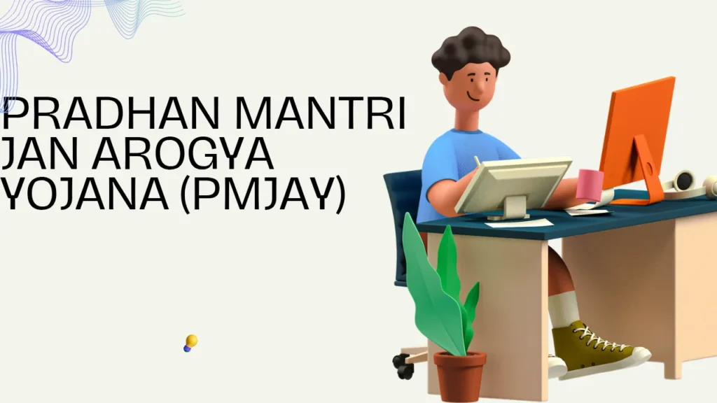 Narendra Modi promoting Ayushman Card Apply Online under PMJAY scheme.