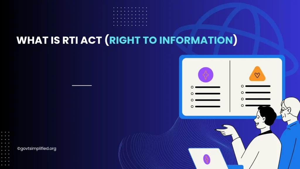 RTI Application Process in India showing citizen submitting RTI form to Public Information Officer in government office