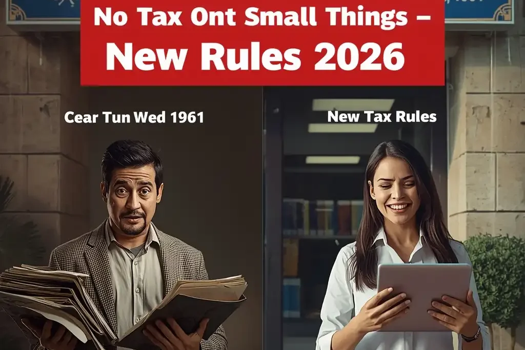 Latest Income Tax Updates 2026 showing digital tax filing and savings planning
