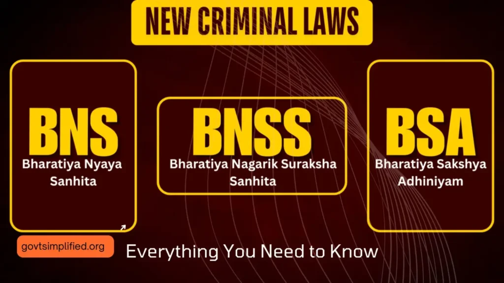 New Criminal Laws India 2026 explained with IPC vs BNS, CrPC vs BNSS comparison