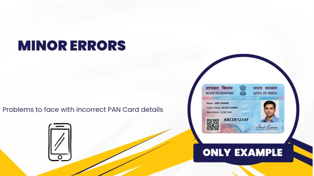 PAN Card Correction Online process on NSDL portal – person updating PAN details on laptop.